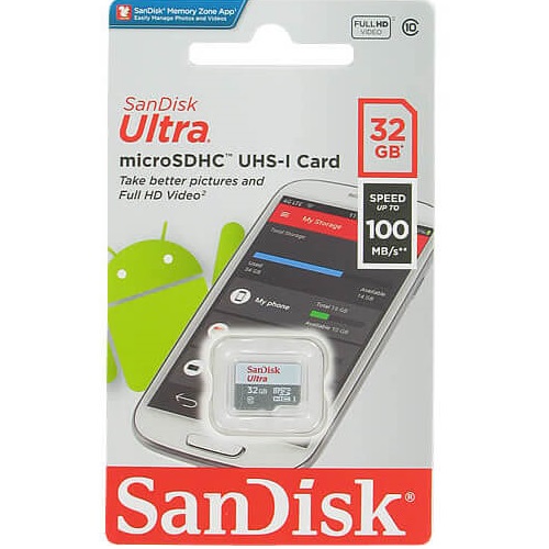 【補貨中11204】群光公司貨 終身保固 現貨 32GB Ultra Micro SD SDHC 100MB Sandisk 記憶卡 屮Z1